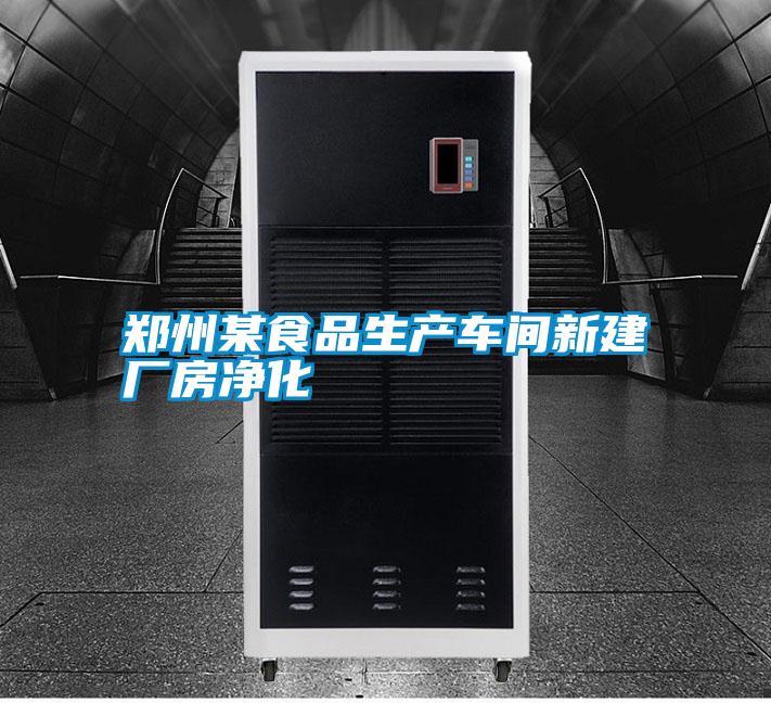 鄭州某食品生產(chǎn)車(chē)間新建廠(chǎng)房?jī)艋?/></p>
						    <p style=