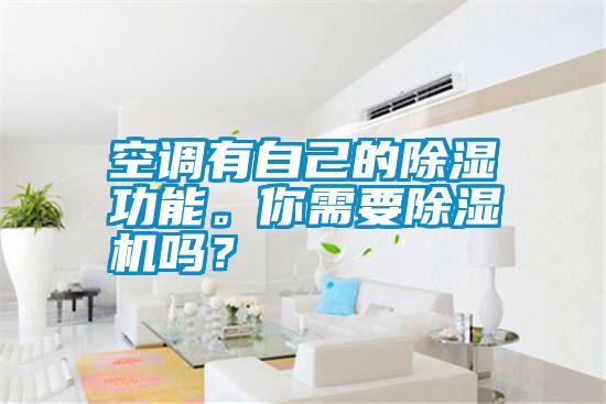 空調有自己的除濕功能。你需要除濕機嗎？