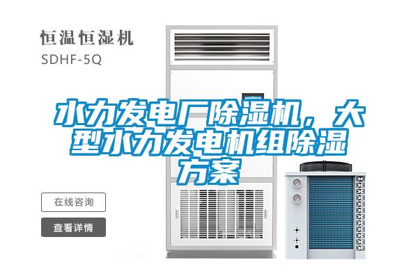 水力發(fā)電廠除濕機(jī),大型水力發(fā)電機(jī)組除濕方案