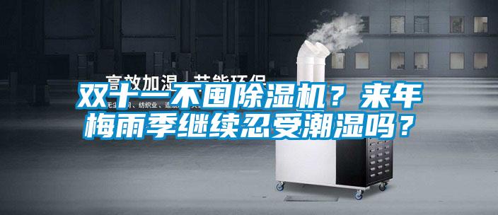 雙十一不囤除濕機?來年梅雨季繼續忍受潮濕嗎?