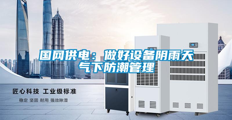 國網供電：做好設備陰雨天氣下防潮管理