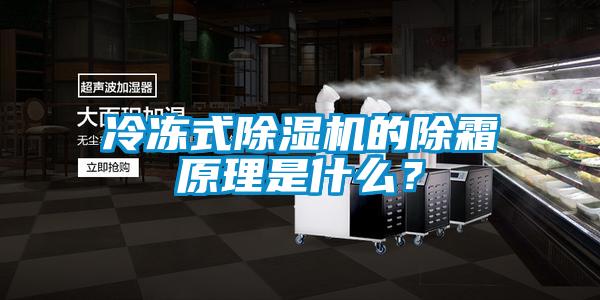 冷凍式除濕機的除霜原理是什么？