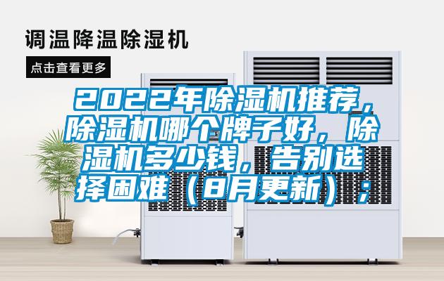 2022年除濕機推薦，除濕機哪個牌子好，除濕機多少錢，告別選擇困難（8月更新）；