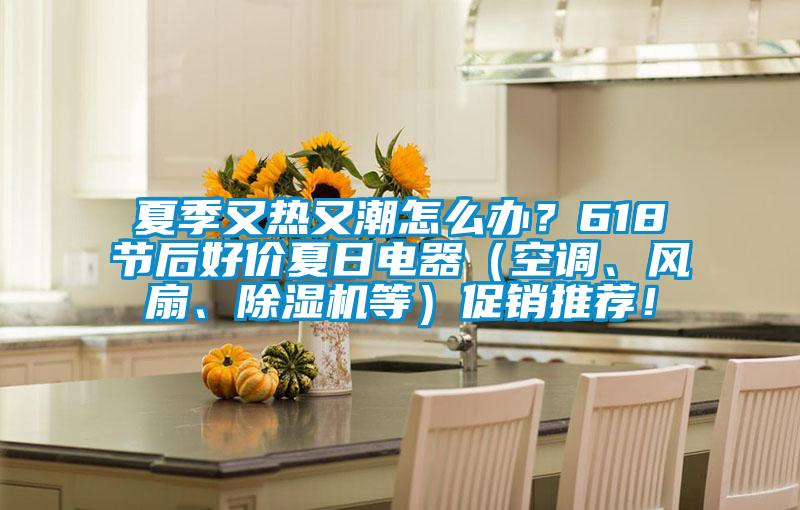 夏季又熱又潮怎么辦？618節(jié)后好價夏日電器（空調(diào)、風扇、除濕機等）促銷推薦！