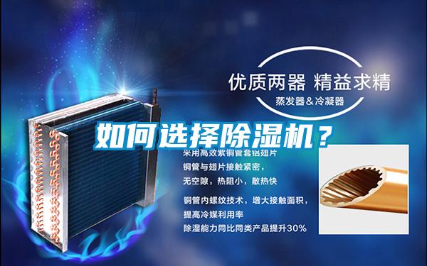 如何選擇除濕機？